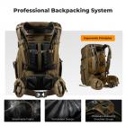 K&F Concept 30L Camera Backpack, Professional Waterproof DSLR Backpack with Removable Customizable Insert, Adjustable Straps – Fits 15" Laptop, Camera Gear, Backpack 30L Star Wander01 Champagne Color