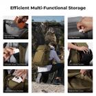 K&F Concept 30L Camera Backpack, Professional Waterproof DSLR Backpack with Removable Customizable Insert, Adjustable Straps – Fits 15" Laptop, Camera Gear, Backpack 30L Star Wander01 Champagne Color