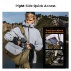 K&F Concept 30L Camera Backpack, Professional Waterproof DSLR Backpack with Removable Customizable Insert, Adjustable Straps – Fits 15" Laptop, Camera Gear, Backpack 30L Star Wander01 Champagne Color