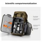 K&F Concept 30L Camera Backpack, Professional Waterproof DSLR Backpack with Removable Customizable Insert, Adjustable Straps – Fits 15" Laptop, Camera Gear, Backpack 30L Star Wander01 Champagne Color
