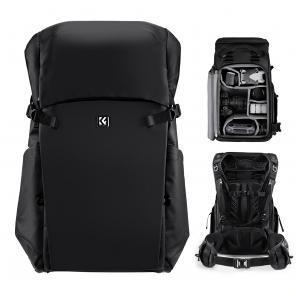 K&F Concept 30L Camera Backpack, Professional Waterproof DSLR Backpack with Removable Customizable Insert, Adjustable Straps – Fits 15