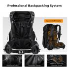 K&F Concept 30L Camera Backpack, Professional Waterproof DSLR Backpack with Removable Customizable Insert, Adjustable Straps – Fits 15" Laptop, Camera Gear, Backpack 30L Star Wander01 Black