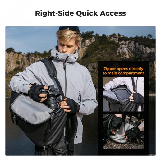 バッグ KF K&F Concept Camera Sling Bag Small Camera bag Lightweight