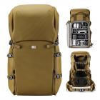 K&F Concept 40L Professional Adventure Camera Backpack | Ergonomic Trekking Bag for DSLR/Mirrorless, Tripod Holder & Weatherproof, Champagne Color