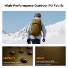 K&F Concept 40L Professional Adventure Camera Backpack | Ergonomic Trekking Bag for DSLR/Mirrorless, Tripod Holder & Weatherproof, Champagne Color