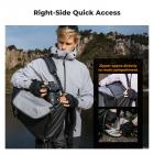 K&F Concept 40L Professional Adventure Camera Backpack | Ergonomic Trekking Bag for DSLR/Mirrorless, Tripod Holder & Weatherproof, Black