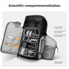 K&F Concept 40L Professional Adventure Camera Backpack | Ergonomic Trekking Bag for DSLR/Mirrorless, Tripod Holder & Weatherproof, Black