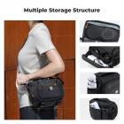 K&F Concept Camera Sling Bag, Quick Access Waterproof Crossbody Bag for DSLR/Mirrorless, with Hard Shell & Tripod Holder, Size S