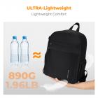 K&F Concept 13L Camera Backpack Nature Wander 12 Black, Lightweight Photography Bag with Quick Access Front Opening, Tripod Strap & Dual-Purpose Design for Travel and Daily Use