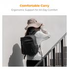 K&F Concept 13L Camera Backpack Nature Wander 12 Black, Lightweight Photography Bag with Quick Access Front Opening, Tripod Strap & Dual-Purpose Design for Travel and Daily Use