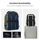K&F Concept 13L Camera Backpack Nature Wander 12 Black, Lightweight Photography Bag with Quick Access Front Opening, Tripod Strap & Dual-Purpose Design for Travel and Daily Use, Green-PU