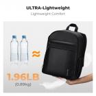 K&F Concept 13L Camera Backpack Nature Wander 12 Black, Lightweight Photography Bag with Quick Access Front Opening, Tripod Strap & Dual-Purpose Design for Travel and Daily Use, Black-PU