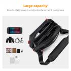 Carrying Case with 8 Game Cards Slots, Portable Game Bag for Consoles & Accessories, Lightweight Sling Crossbody Bag Compatible with Nintendo Switch 2/Steam Deck OLED/PlayStation