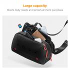 Carrying Case with 8 Game Cards Slots, Portable Game Bag for Consoles & Accessories, Lightweight Sling Crossbody Bag Compatible with Nintendo Switch 2/Steam Deck OLED/PlayStation