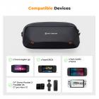 Storage Sling Bag, Vlog Photography Camera HandBag, Portable Carrying Case for Switch 2/Steam Deck/DJI Osmo Pocket 3/Mobile 7P/GoPro/Insta360 Action Cameras & Digital Accessories