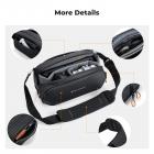 Storage Sling Bag, Vlog Photography Camera HandBag, Portable Carrying Case for Switch 2/Steam Deck/DJI Osmo Pocket 3/Mobile 7P/GoPro/Insta360 Action Cameras & Digital Accessories