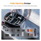 K&F CONCEPT Camera Backpack, Compact Camera Bag Case for Photographers Grey