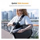 K&F CONCEPT Camera Backpack, Compact Camera Bag Case for Photographers Grey