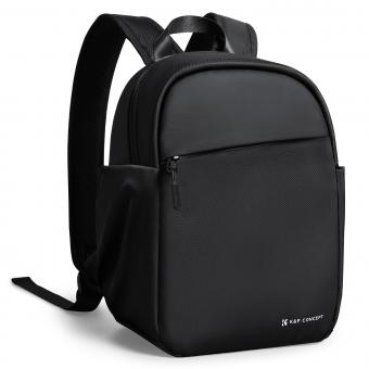 K&F Concept 5L Camera Sling Bag, Lightweight Shoulder Camera Case for Photographers, Fits 9.7" iPad, Waterproof Crossbody Bag with Removable Dividers for Mirrorless Cameras, Canon, Nikon, Sony - Minimalist Style, Black