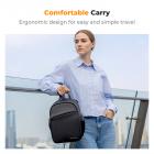 K&F Concept 5L Camera Sling Bag, Lightweight Shoulder Camera Case for Photographers, Fits 9.7" iPad, Waterproof Crossbody Bag with Removable Dividers for Mirrorless Cameras, Canon, Nikon, Sony - Minimalist Style, Black