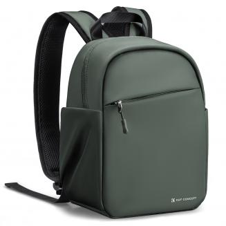 K&F Concept 5L Camera Sling Bag, Lightweight Shoulder Camera Case for Photographers, Fits 9.7" iPad, Waterproof Crossbody Bag with Removable Dividers for Mirrorless Cameras, Canon, Nikon, Sony - Minimalist Style, Green