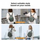 K&F Concept 5L Camera Sling Bag, Lightweight Shoulder Camera Case for Photographers, Fits 9.7" iPad, Waterproof Crossbody Bag with Removable Dividers for Mirrorless Cameras, Canon, Nikon, Sony - Minimalist Style, Green