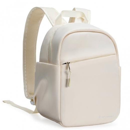 K&F Concept 5L Camera Sling Bag, Lightweight Shoulder Camera Case for Photographers, Fits 9.7" iPad, Waterproof Crossbody Bag with Removable Dividers for Mirrorless Cameras, Canon, Nikon, Sony - Minimalist Style, Beige