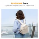 K&F Concept 5L Camera Sling Bag, Lightweight Shoulder Camera Case for Photographers, Fits 9.7" iPad, Waterproof Crossbody Bag with Removable Dividers for Mirrorless Cameras, Canon, Nikon, Sony - Minimalist Style, Beige