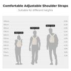 K&F Concept 5L Camera Sling Bag, Lightweight Shoulder Camera Case for Photographers, Fits 9.7" iPad, Waterproof Crossbody Bag with Removable Dividers for Mirrorless Cameras, Canon, Nikon, Sony - Minimalist Style, Beige