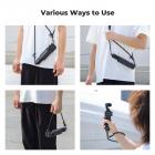 Necklace Strap for Osmo Pocket 3, Multi-functional Hanging Rope for Smartphones, Triple Protection, Adjustable Length, Tool-Free Installation, Compatible with Smartphones and Action Cameras, Frees Up Your Hands and Gets Shooting Quickly, Black