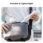 K&F Concept Self-Open Selfie Stick, Selfie Stick Tripod with Rechargeable Bluetooth Remote Control, Phone Holder for Vlog, Foldable and Lightweight Design, Compatible with iPhone/Android, White