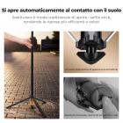 K&F CONCEPT 71" Treppiede con tracciamento del viso, Selfie Stick con tracciamento automatico del viso con 2 luci di riempimento, Treppiede con tracciamento automatico del viso 360 Rotazione con supporto, Controllo gestuale, Telecomando