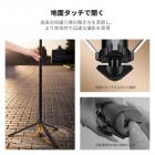 K&F CONCEPT 71インチ フェイストラッキング三脚、2つのフィルライト付き自動フェイストラッキングセルフィースティック、スタンド付き360度回転自動フェイストラッキング三脚、ジェスチャーコントロール、リモコン