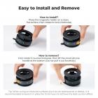 K&F CONCEPT Magnetic Phone Holder for Car, 360° Rotatable, Foldable & Adjustable Magnetic Car Mount, Vacuum Magnetic Phone Holder Compatible with iPhone 17 Pro MAX 16/15/14/13/12 & Android Phone