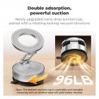 K&F CONCEPT Magnetic Phone Holder for Car, 360° Rotatable Vacuum Magnetic Phone Holder for Your Car/Gym/Mirror/Smooth Surface, Compatible with iPhone 17 Pro MAX 16/15/14/13/12 & Android Phone