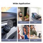 K&F CONCEPT 360° Vacuum Magnetic Car Mount, Foldable & Adjustable Magnetic Phone Holders for Your Car/Gym/Mirror/Smooth Surface, Compatible with iPhone 17 Pro Max 16/15/14/13/12 & Android Phone