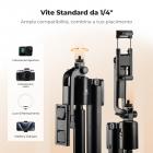 K&F CONCEPT 71" Treppiede con tracciamento del viso, Selfie Stick con tracciamento automatico del viso, Treppiede con tracciamento automatico del viso, rotazione a 360° con supporto, controllo gestuale, telecomando