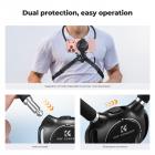 K&F CONCEPT Neck Phone Holder, 2-in-1 Magnetic & Clip-on Phone Neck Holder, POV Phone Holder, Hand Free Chest Stand Compatible with iPhone 17-12 Seires Android Phones