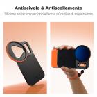 Adattatore per filtro magnetico bifacciale K&F CONCEPT con filtro ND2-32 variabile da 58 mm, compatibile con iPhone 17 Pro e filtri filettati da 58 mm, filtro VND compatibile con obiettivo della fotocamera iPhone