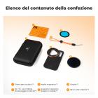 Adattatore per filtro magnetico bifacciale K&F CONCEPT con filtro ND2-32 variabile da 58 mm, compatibile con iPhone 17 Pro e filtri filettati da 58 mm, filtro VND compatibile con obiettivo della fotocamera iPhone