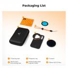 K&F CONCEPT Double-Sided Magnetic Lens Filter Mount Adapter with 58mm Variable ND2-32 Filter, Compatible with iPhone 17 Pro and 58mm Threaded Filters, VND Filter Compatible with iPhone Camera Lens