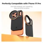 K&F CONCEPT Double-Sided Magnetic Lens Filter Mount Adapter, Compatible with iPhone 17 Pro and 58mm Threaded Filters, iPhone Filter Mount (Filter Not Included)
