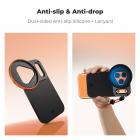 K&F CONCEPT Double-Sided Magnetic Lens Filter Mount Adapter, Compatible with iPhone 17 Pro and 58mm Threaded Filters, iPhone Filter Mount (Filter Not Included)