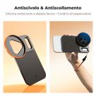 Adattatore per filtro magnetico bifacciale K&F CONCEPT con filtro ND2-32 variabile da 58 mm, compatibile con iPhone 17 Pro Max e filtri filettati da 58 mm, filtro VND compatibile con l'obiettivo della fotocamera dell'iPhone