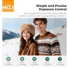 K&F CONCEPT 58mm Press-on ND2-32 Phone Lens Filter Kit, Multi-Coated VND Filter Compatible with iPhone 17/16/15/14/13/12 Standard, 16/15/14/13/12 Pro/Pro Max, 58mm Threaded Filters