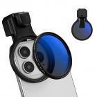 K&F CONCEPT 58mm Press-on CPL Phone Lens Filter Kit, Polarizing Filter Compatible with iPhone 17/16/15/14/13/12 Standard, 16/15/14/13/12 Pro/Pro Max, 58mm Threaded Filters