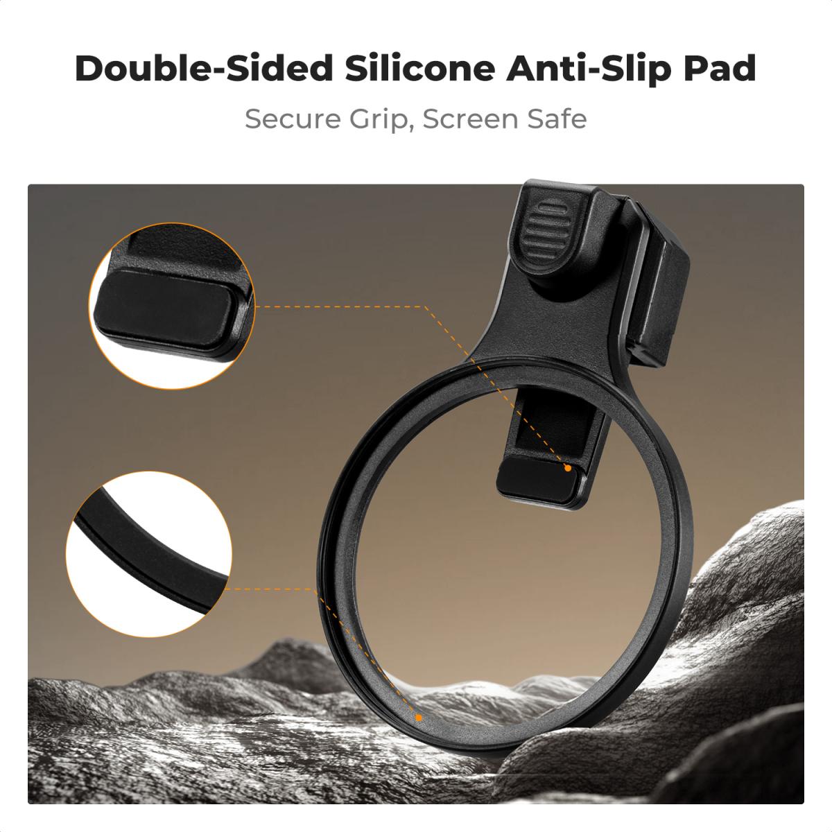 K&F CONCEPT 67mm Press-on ND2-32 Phone Lens Filter Kit, Multi-Coated VND Filter Compatible with iPhone 17/16/15/14/13/12 Standard, 16/15/14/13/12 Pro/Pro Max, 67mm Threaded Filters