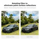 K&F CONCEPT 67mm Press-on CPL Phone Lens Filter Kit, Polarizing Filter Compatible with iPhone 17/16/15/14/13/12 Standard, 16/15/14/13/12 Pro/Pro Max, 67mm Threaded Filters