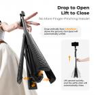 K&F CONCEPT 71" Phone Tripod, Auto Open Selfie Stick with 4 Legs & Stabilizing Handle, 360° Rotation Cell Phone Tripod Stand with Wireless Remote Control, Compatible with iPhone, Android, Camera
