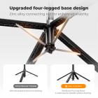 K&F CONCEPT 71" Phone Tripod, Auto Open Selfie Stick with 4 Legs & Stabilizing Handle, 360° Rotation Cell Phone Tripod Stand with Wireless Remote Control, Compatible with iPhone, Android, Camera